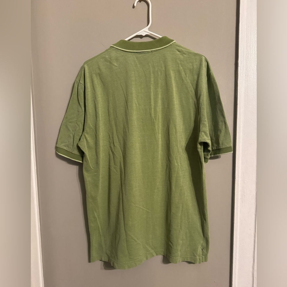 Luciano Barbera Men’s 100% Cotton, Italian Made, Green Polo Shirt - Picture 8 of 8
